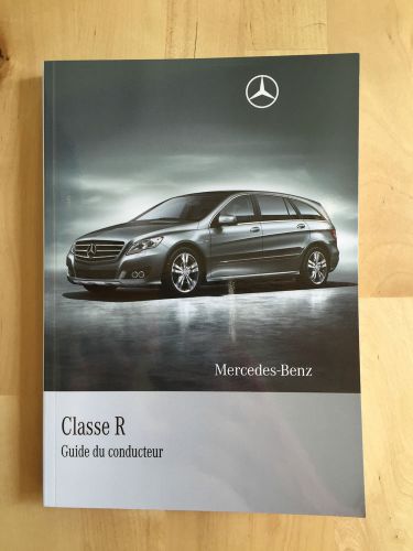 Nouveau mercedes benz guide du conducteur francais r350 r350bt 4 matic 2010-12