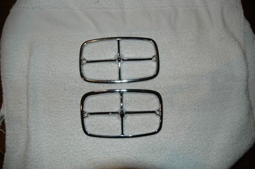 1969-70 gto parking lamp bezel pair