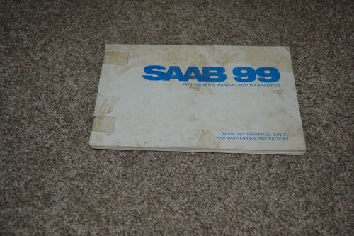 1974 saab 99 owners manual