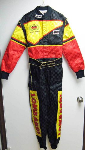 Vintage karting suite phil lombardi 1994 champion mir italy new size 50 / l