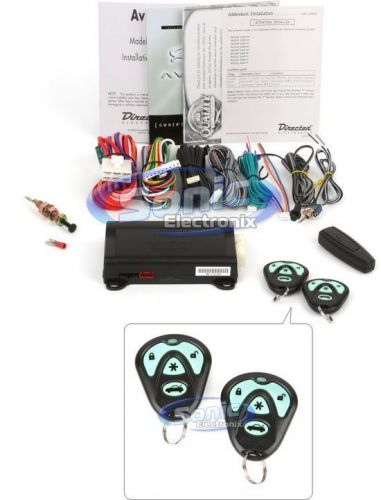 Avital 4103lx 1-way remote start keyless entry system with 2 remote transmitters