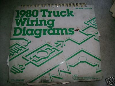 1980 ford truck wiring diagrams shop manual