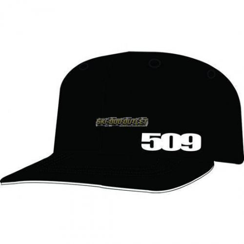 509 chrome emblem hat -black