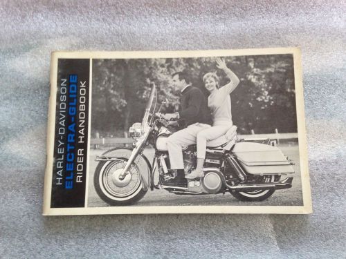 Harley davidson electra-glide rider handbook