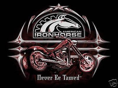 American ironhorse banner #1 chopper sign flag poster high quality!!