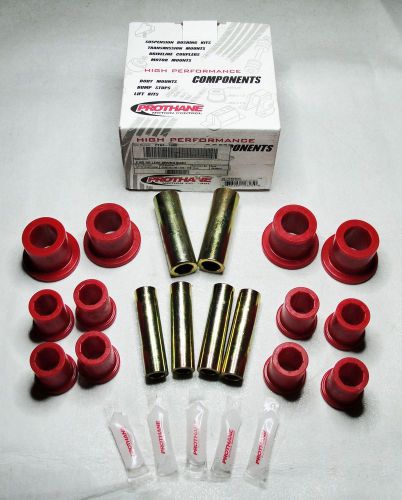 Rear leaf spring bushing kit prothane 61055 6-1055 red