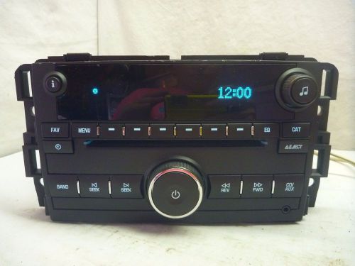 2012 2014 chevrolet silverado 1500 radio single cd player &amp; aux 20934592 xy503