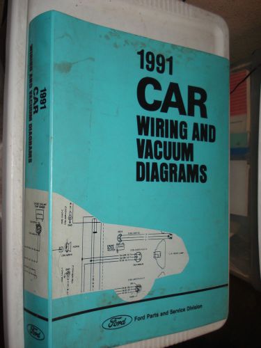 1991 ford car wiring diagrams service manual mustang and more shop repair