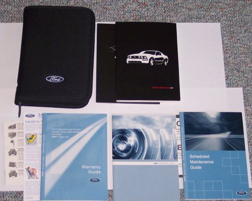 2007 ford mustang printed manual (complete set)