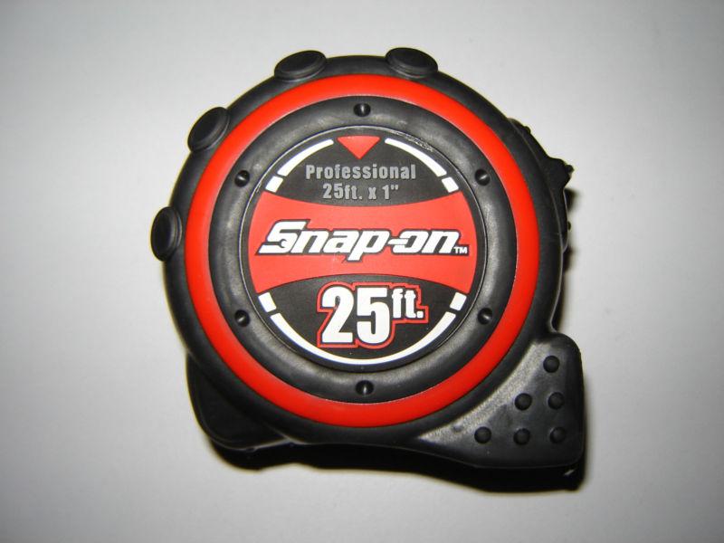 Snap on tools professional soft grip 25' measuring tape - perfect for craftsman