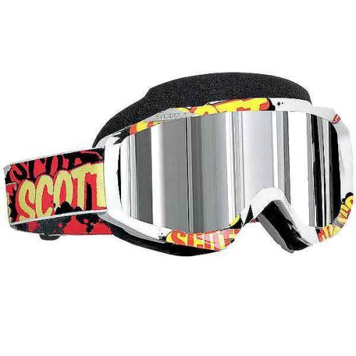 Scott usa hustle snowcross goggles banter/chrome lens