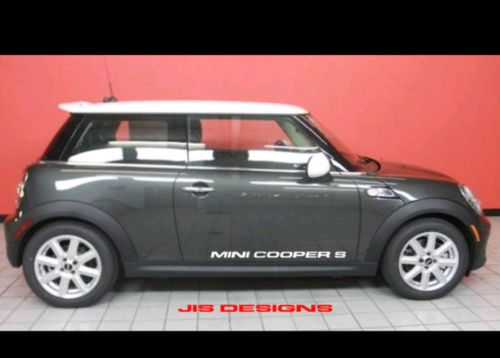 Mini cooper s decals