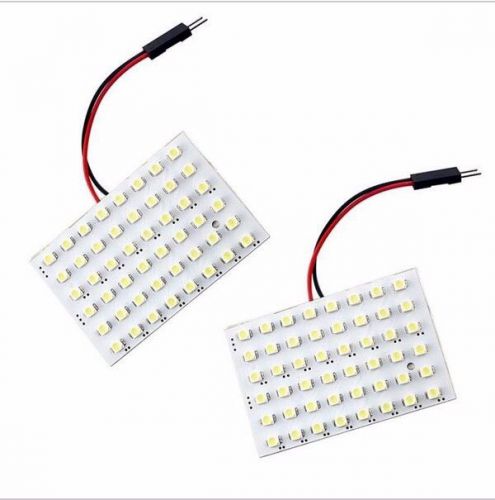 Auto 2x car vehicle 48 smd led t10 festoon dome lampcanbus error free car light