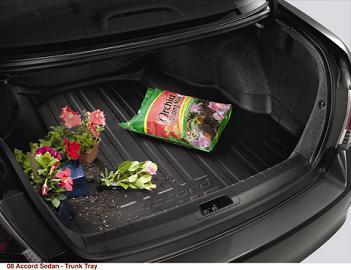 2008-2011 honda accord sedan trunk tray new look now!!!