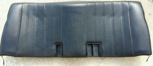 Bmw 318is 1991 rear seat back black leather