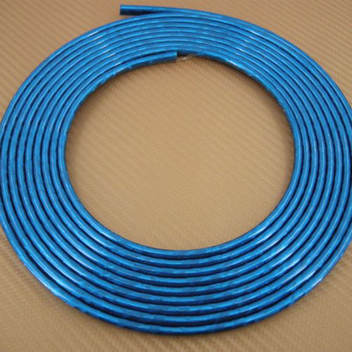 Stripe trim door moulding 15 feet/4.6m guard edge protection fit most car blue