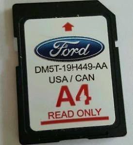 My ford navigation dm5t-19h449-aa a4 sd card u.s canada 2011 2012 2012