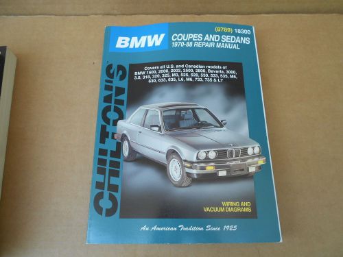 1970-88 bmw chilton repair manual 71 72 73 74 75 77 78 79 80 81 82 83 84 85 85