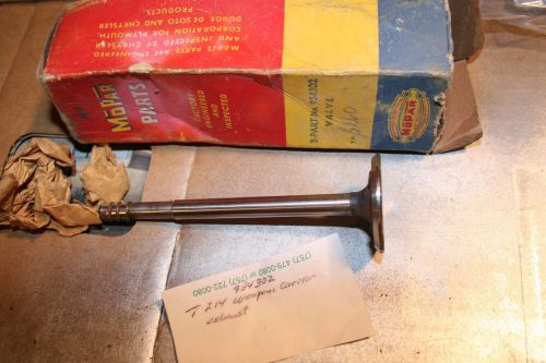 Mopar vintage intake valve 1109911 for t-214 wwii weapons carrier