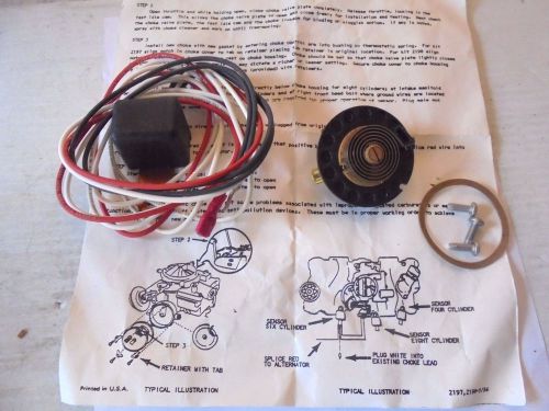 2199 carburetor electric choke conversion kit  gmc  rochester 2 barrel