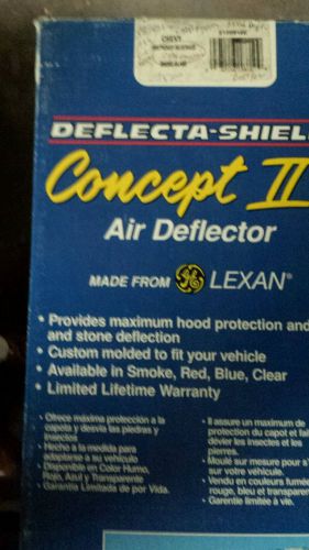 Deflecta-shield concept ii bug shield smoke  21-2004zc (85-94) astro, safari van