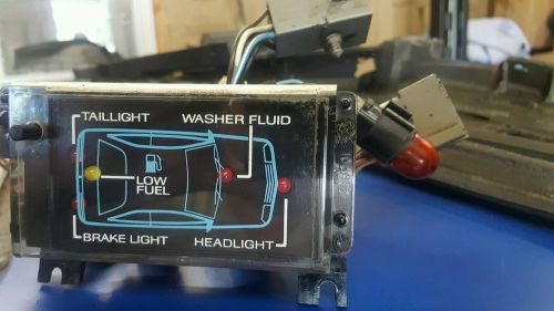 Oem used info information display warning fuel light e4zb-10b987 mustang 1986 84