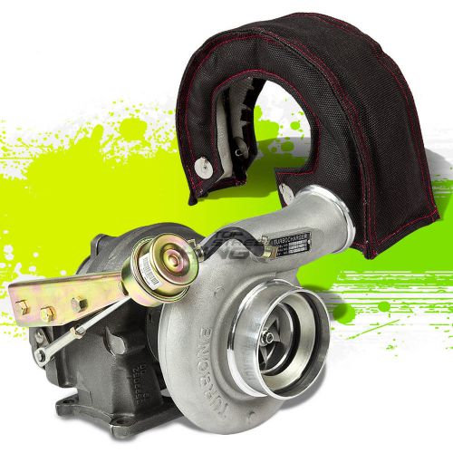 91-04 freightliner cummins 6ct hx40w t4 turbo charger 8.3 vband+black blanket rs