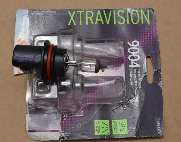 Sylvania  xtravision  9004 headlight                                            