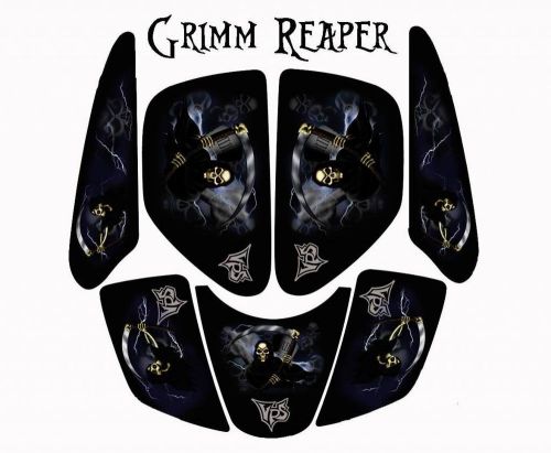 Honda atc 200x atc200x grim reaper graphic kit #bdh14017 vsh6027