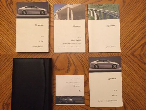 2009 lexus es350 non-navigation owner&#039;s manual stock #233