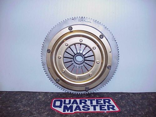 Quartermaster 7-1/4&#034; triple disc 26 spline clutch &amp; chevy 104 tooth flywheel r3