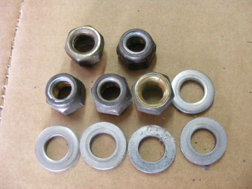 Mercury lower unit mounting 75 to 225 hp nut &amp; washer set of 5