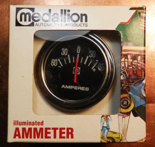 Nos 6 pack of 60 amp illuminated ammeter 6v 12v medallion 62-720 hot rod rat rod