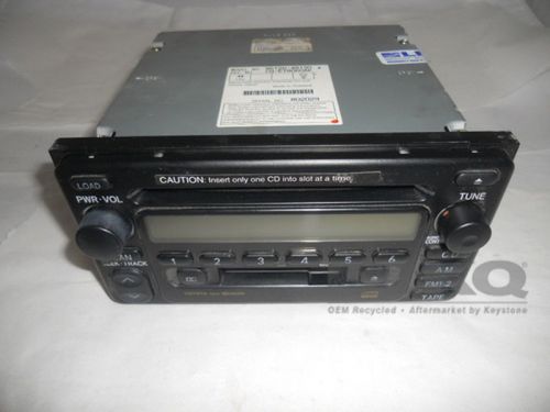 01 02 03 toyota highlander am fm cassette cd 6 disc oem