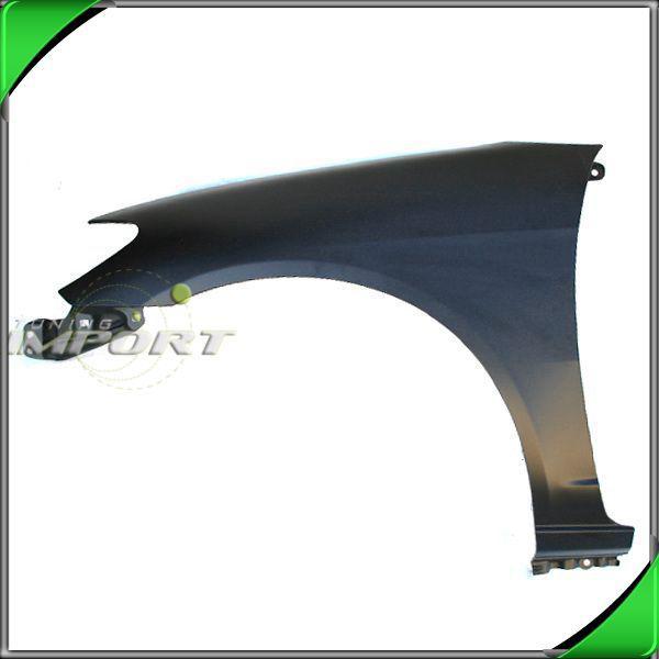 2004-2005 honda civic left front fender primed black steel replacement lh new