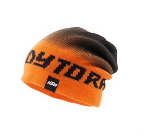 New ktm faded beanie black and orange men&#039;s one size 3pw1668100