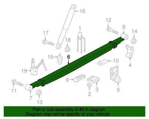 Genuine 2014-2016 gm leaf spring 23418311