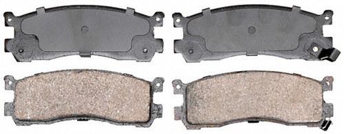 Raybestos sgd553c brake pad or shoe, rear-service grade brake pad