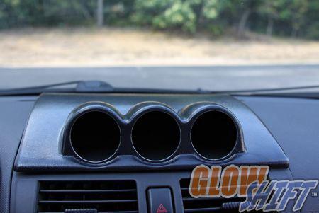 04-09 mazdaspeed 3 triple center dash gauge pod