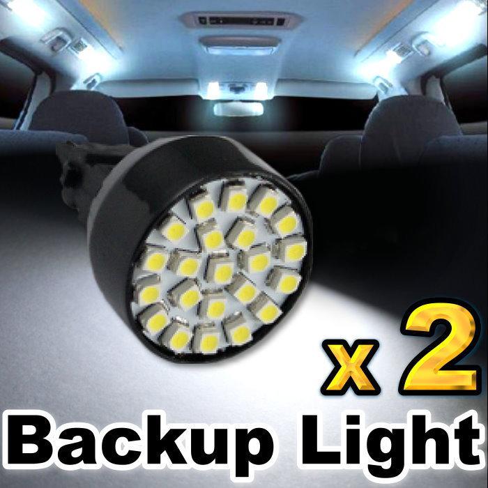 2x 3157 bright white 22-smd led back up reverse light bulbs 3047 3057 3155 4114