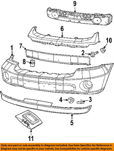 Mopar oem 6506579aa fog lamps-front-fog lamp screw