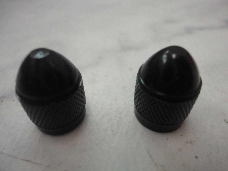 Black anodized wheel tube valve stem caps for suzuki dirt bikes  motorcycles