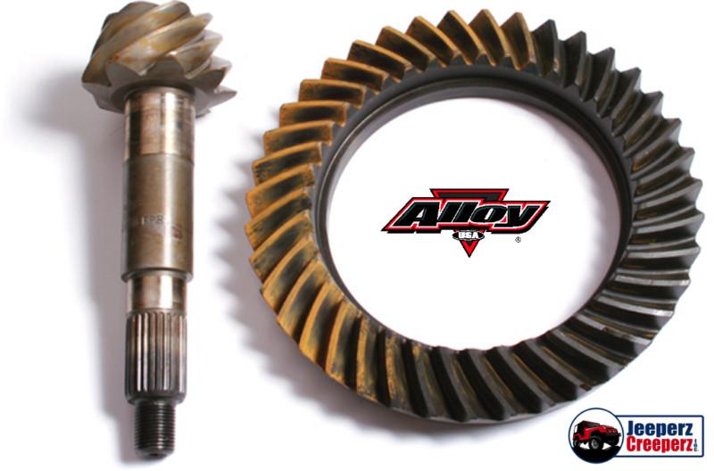 Alloy usa 4.88 ratio ring & pinion, jk wrangler rubicon dana 44 front d44488rjk