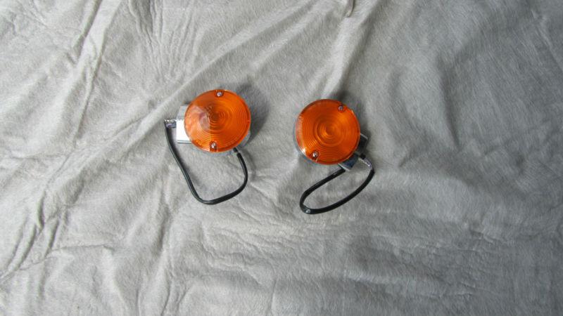 Harley davidson road king pair turn signals oem take off 