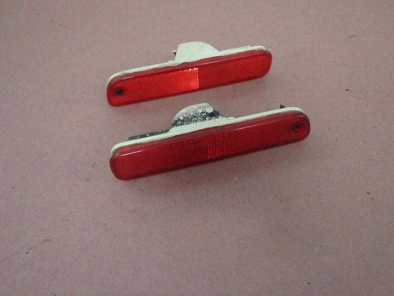 Rear side marker lights bumper mounted pair lh rh honda accord