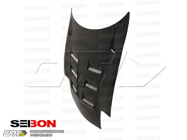 Seibon carbon fiber ts-style carbon fiber hood kit auto body mazda rx7 93-02 shi