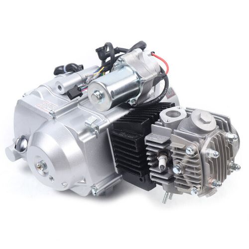 125cc semi auto engine motor 4 speed w/ reverse fit pit atv quad bike go kart