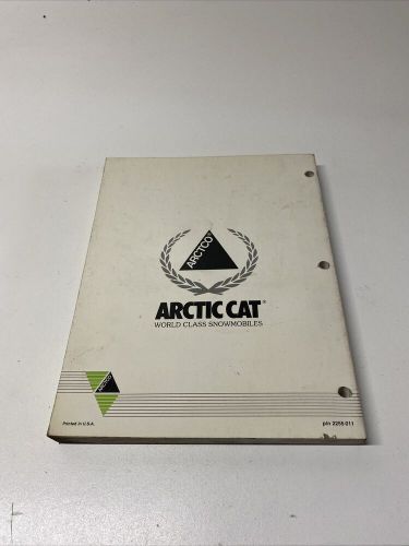 1994 arctic cat snowmobile service manual 2255-011