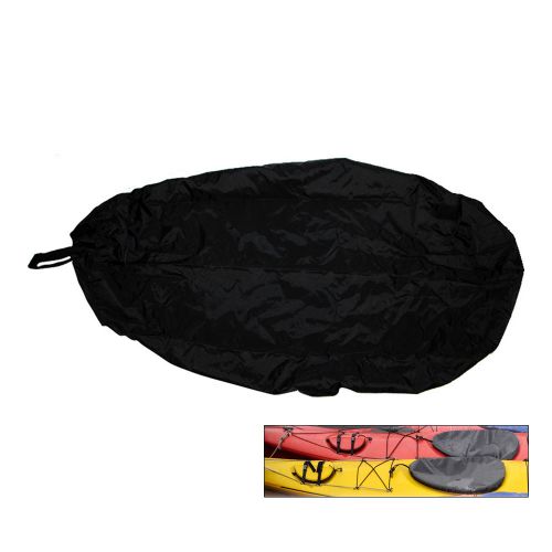 ​attwood universal fit kayak cockpit cover - 40&#034;x22&#034; - waterproof - black