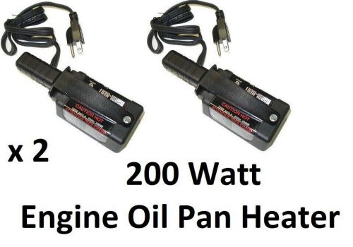 200w engine block heater magnetic 120v diesel truck oil pan heat kat&#039;s pair of 2